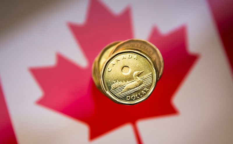 CANADA FX DEBT - Canadian dollar weakens, benchmark yield climbs